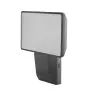 Ledvance LED Floodlight Endura Black 15W 1500lm 100D - 840 Cool White | IP55 - Motion and Light Sensor - Symmetrical
